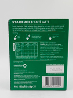 Starbucks кофе растворимый Caffe Latte, 10 пакетиков по 18 г (180 г), Турция
