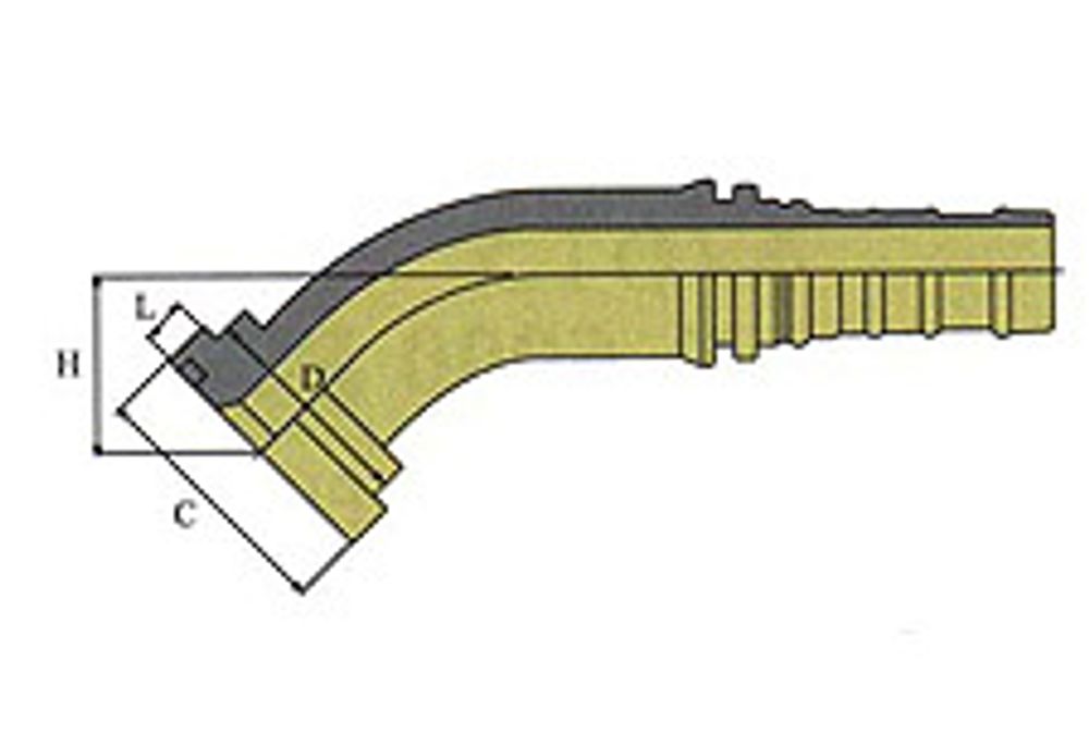Фитинг DN 20 SFL 3/4 38.1 (45) Interlock POWERMASTER