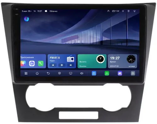Магнитола для Chevrolet Epica 2006-2012 - Kuberg QLed+2K, Android 14, TS105, Быстрейшая, CarPlay, SIM-слот