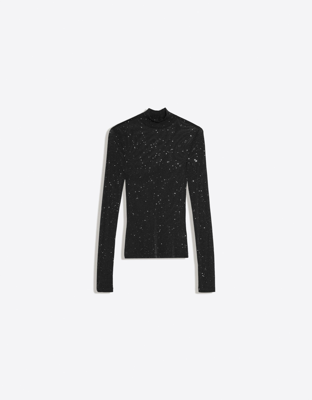 Женский лонгслив с металлизированной нитью - BERSHKA