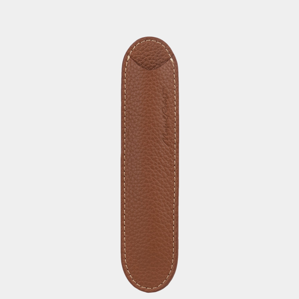 Чехол кожаный для ручки Stylo цвета карамель