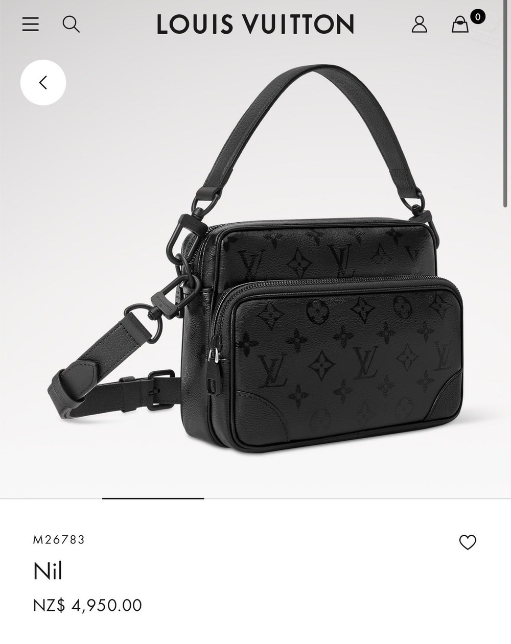 Сумка через плечо Louis Vuitton Nil G72