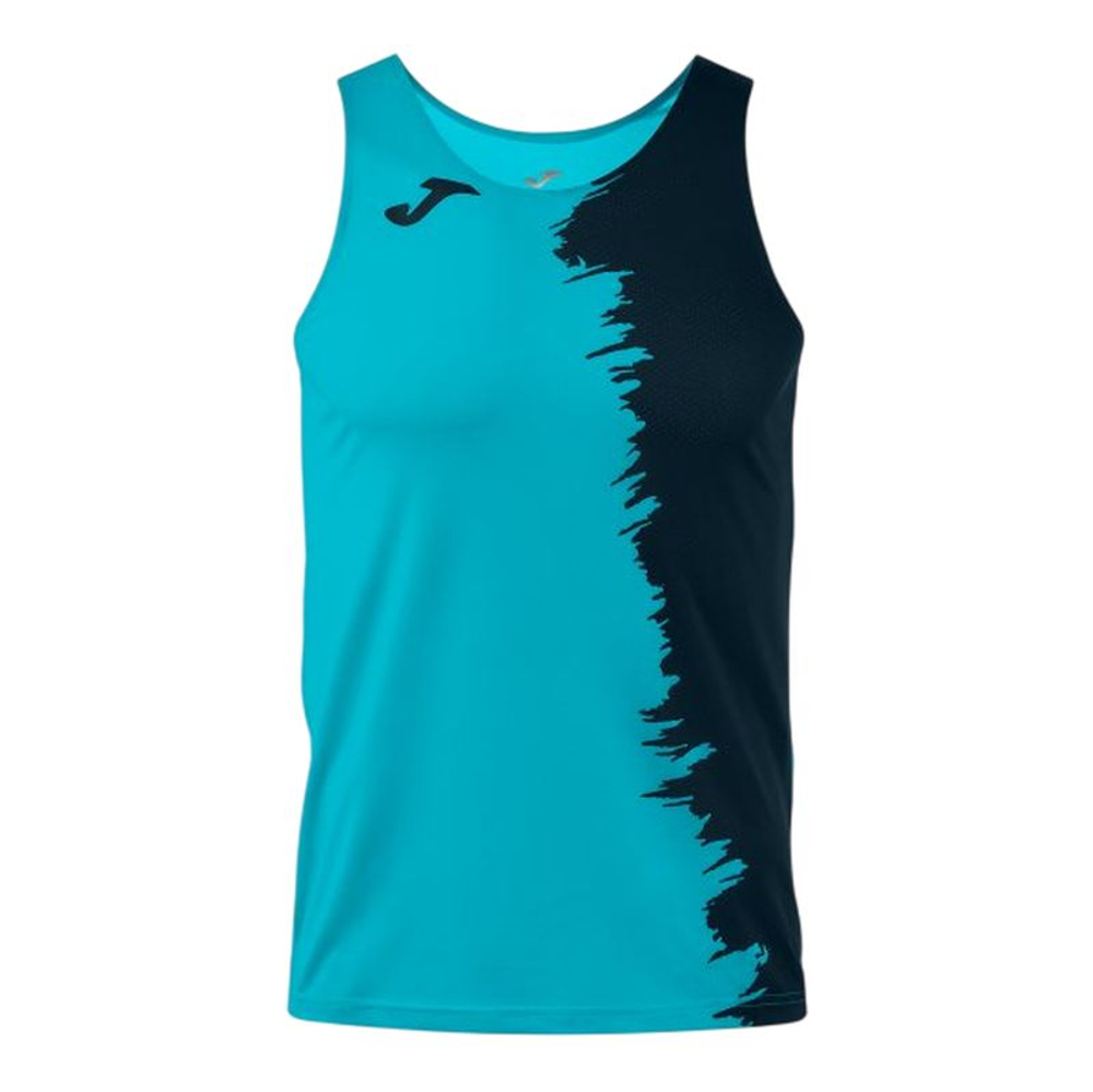Мужская теннисная футболка Joma Picasho Tank - turquoise/dark navy