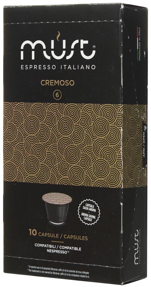 Кофе в капсулах Must Cremoso, 10 шт