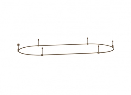 Donolux Magnet Modular System «CODE 1.2»,  D800xL1800хH135 мм,  DC24V,  овальное основание для модульны