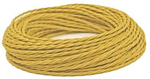Ретро провод витой Песочное Золото Interior Wire Twist Магус ТМ ПВР-156 / 3х4