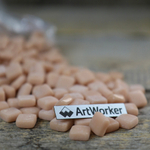 Розовая стеклянная мозаика FLORY12 AW004 12x12 мм ArtWorker