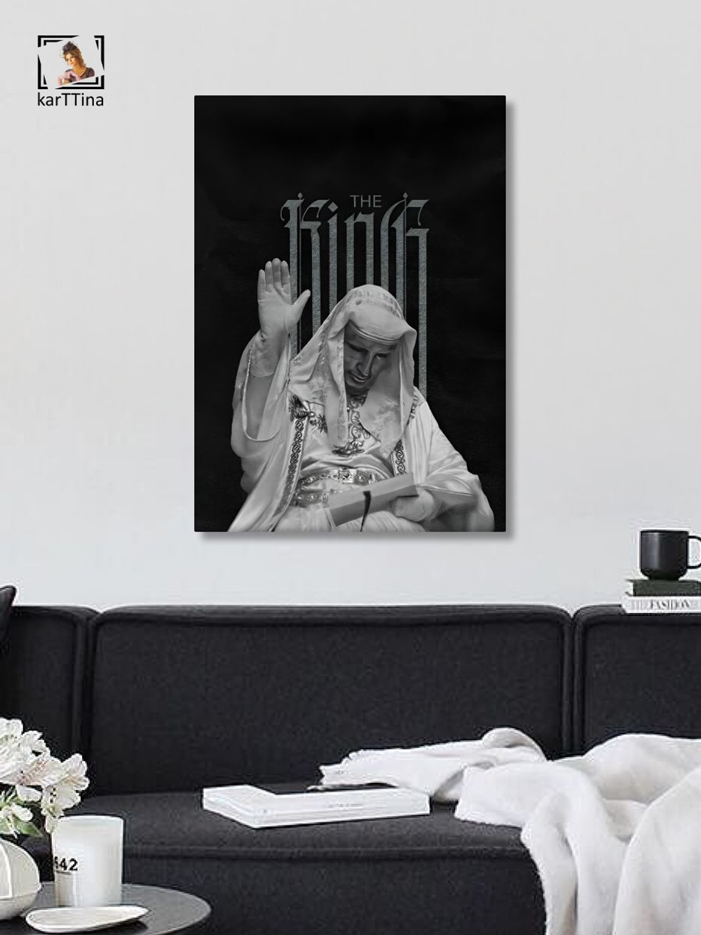 Картина Король в маске модульная 50x70см 1шт.