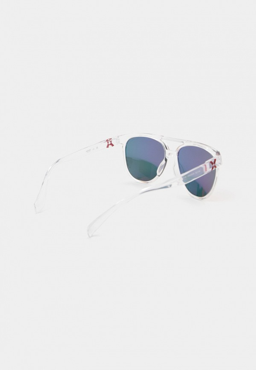 Спортивные очки HILX Valkyrie Shiny Crystal / Red Mirror Polarized Lens