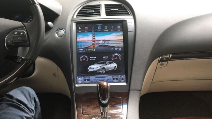 Магнитола для Lexus ES350 2006-2012 XV40 - Kuberg ZF-1118H-DSP ("Тесла-Стиль") на Android 9