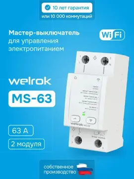 Мастер-выключатель MS-63 Welrok