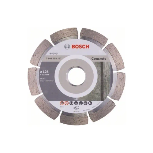 Алмазный отрезной круг по бетону Standard for Concrete 180x22.23x2x10 мм BOSCH 2608602199