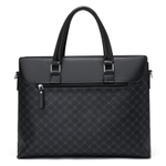 GOLF PVC Briefcase Large Men"s Black