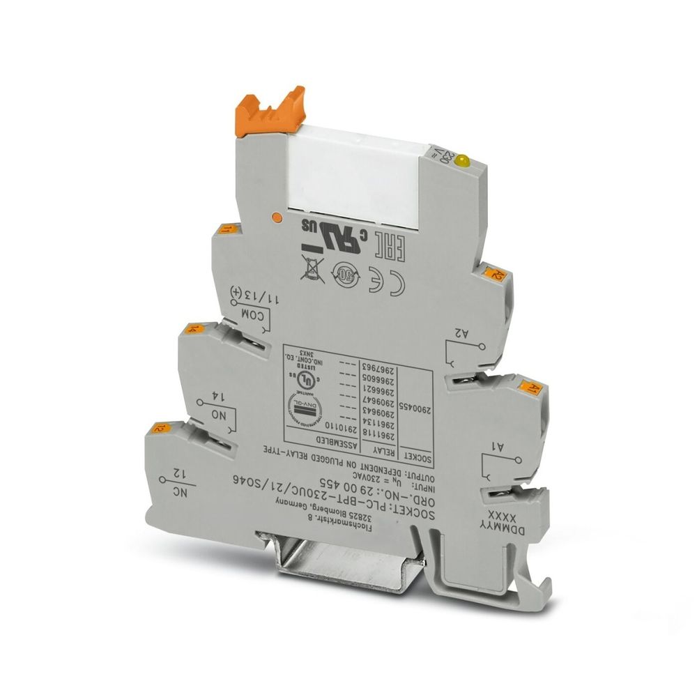 Реле в наборе: PLC-BPT-230UC/21/SO46 + HF41F/60-ZST / 60103001 (РПВМ-1-60D-1) Реле в наборе: PLC-BPT-230UC/21/SO46 + HF41F/60-ZST / 60103001 (РПВМ-1-60D-1)
