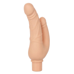 Двойной реалистичный вибратор California Exotic Novelties Rechargeable Power Stud Over & Under SE-0842-45-3