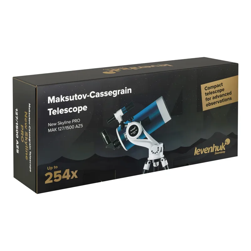 Телескоп Levenhuk New Skyline PRO MAK 127/1500 AZ5 - фирменная упаковочная коробка