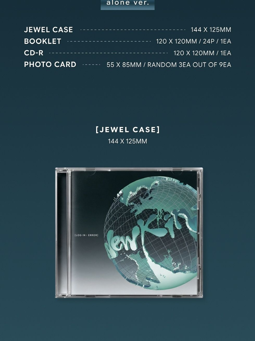 (ПРЕДЗАКАЗ) Альбом NewKin - LOG IN: ERROR 1st Album 2 Version SET