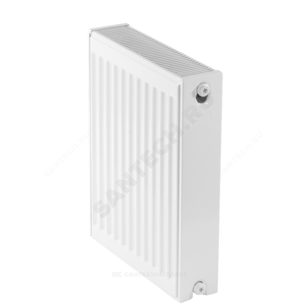 Радиатор стальной панельный Compact C тип 22 500х400 Qну=886 Вт бок/п RAL 9016 (белый) Heaton Plus