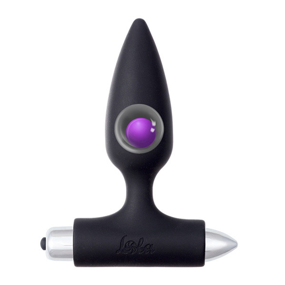 Анальный стимулятор 11см с вибрацией Lola Games Spice it up New Edition Glory Black 8015-01lola