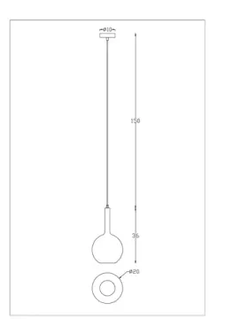 Подвесной светильник 1*E14 A2720SP-1SG золотой/белый/прозрачный Gala Arte Lamp
