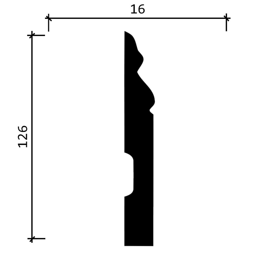 Плинтус DD50