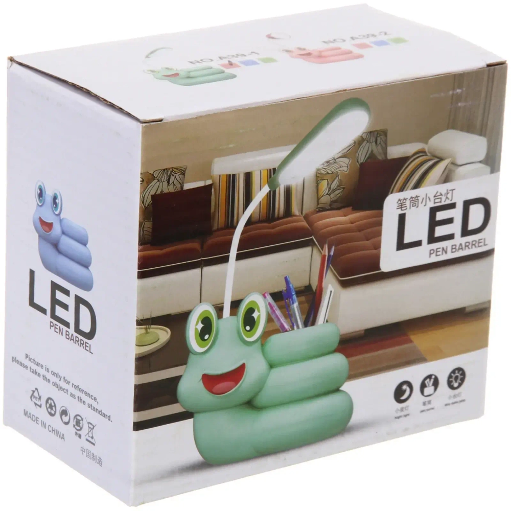 Настольная лампа «Sweet - Улиточка» 30*12*7 см LED с подстаканником, USB 0.6-3W, Розовый