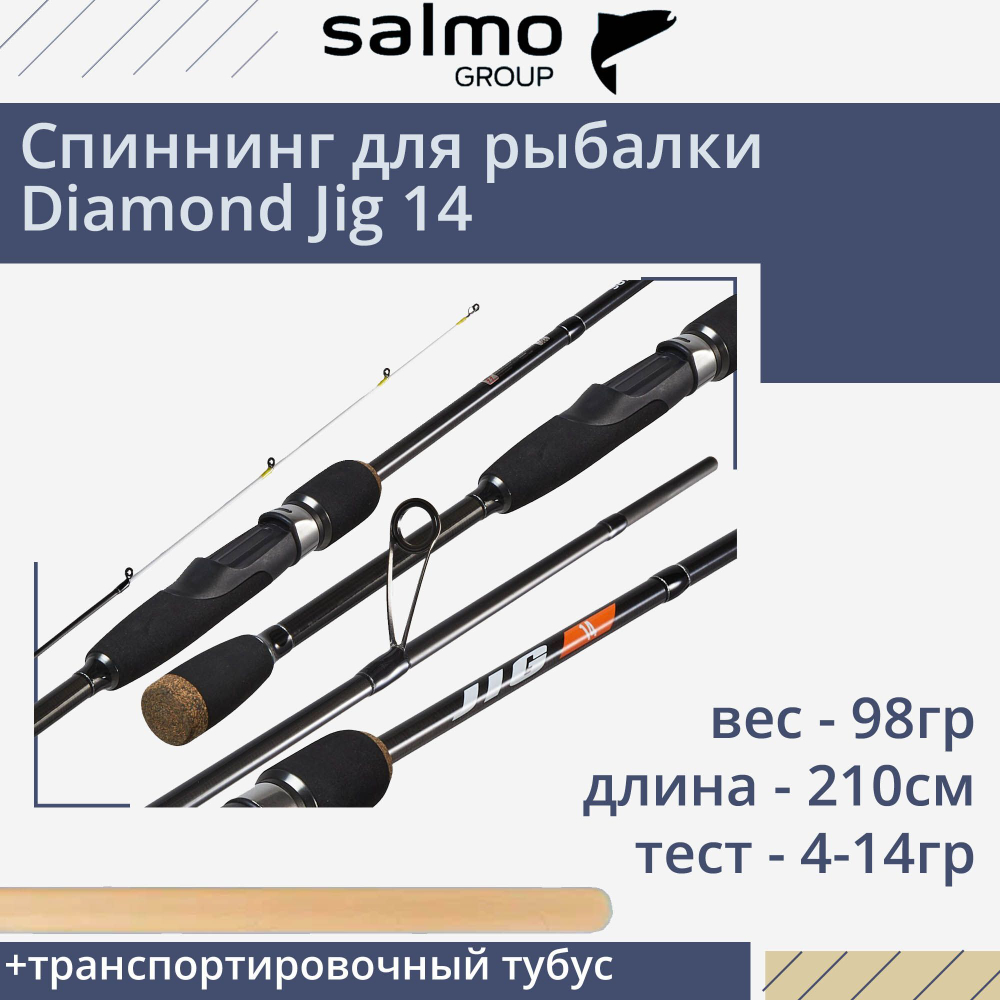 Спиннинг для рыбалки Salmo Diamond JIG 14
