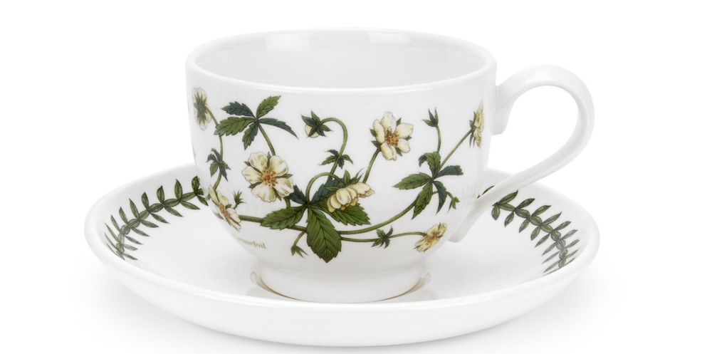 Portmeirion Чашка для завтрака Botanic Garden 280 мл с блюдцем Cinquefoil BG04557-E