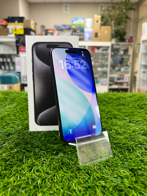 Б/У iPhone 15 Pro 256Gb Black Titanium