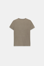 ФУТБОЛКА С ЭФФЕКТОМ ПОТЕРТОСТИ И СТРАЗАМИ — ZARA