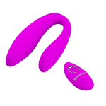 Вибромассажер для пар с пультом ДУ Baile Pretty Love Letitia BI-014485W-0603