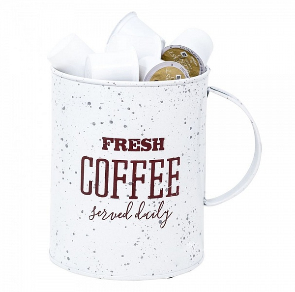 Корзина для кофейных капсул Boston Kup Keeper Coffee White