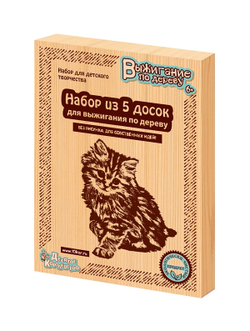 Доски для выжигания 5шт Без рисунка Для собственных идей арт 01731 (Десятое королевство)