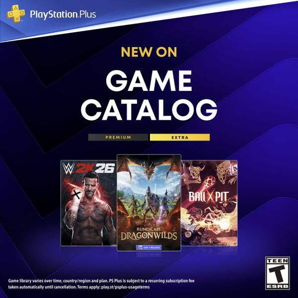 В сентябре в PS Plus добавят WWE 2K26, Ball x Pit, Ninja Gaiden и другие игры