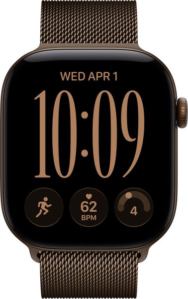 Умные часы Apple Watch Series 12 46 мм Dark Bronze Aluminum Case with Milanese Loop (S/M) Темная бронза | Dark Bronze