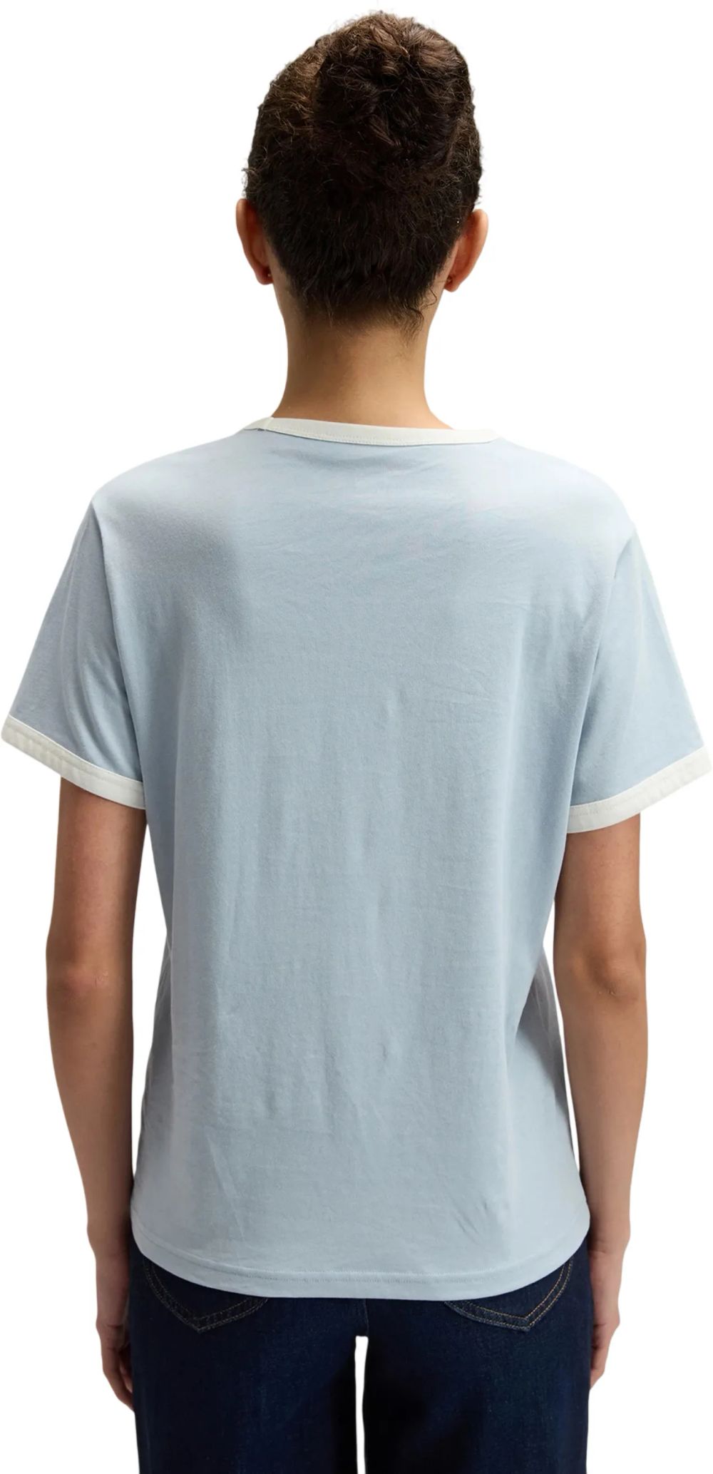 Футболка женская LEE RINGER TEE CONCRETE GRAY