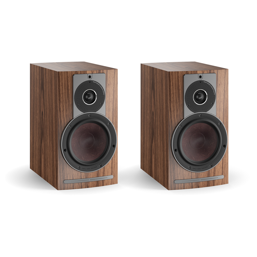 Dali Rubicon 2 C Walnut — активная беспроводная полочная акустическая система (пара)