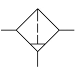 LF-3/8-D-MIDI Фильтр влагоотделитель G3/8, 16 бар, 40 Мкм