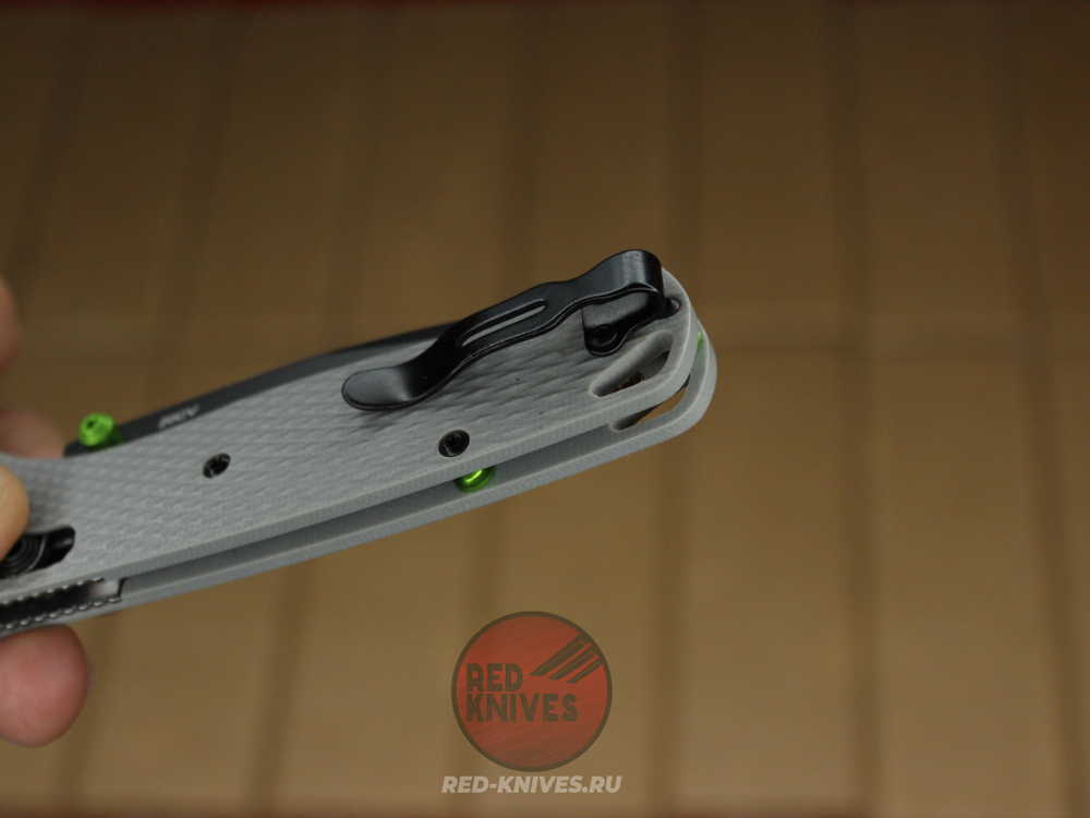 Нож Benchmade 535 G10 - серая рук., черн. клинок 535G10GRBK