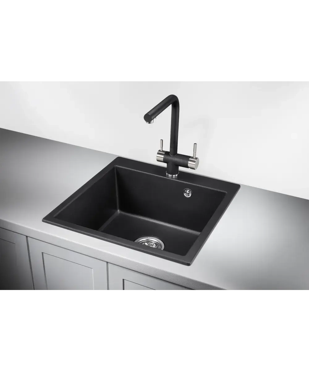 Кухонная мойка Kuppersberg MODENA 50 NL 1B ANTHRACITE фото 2
