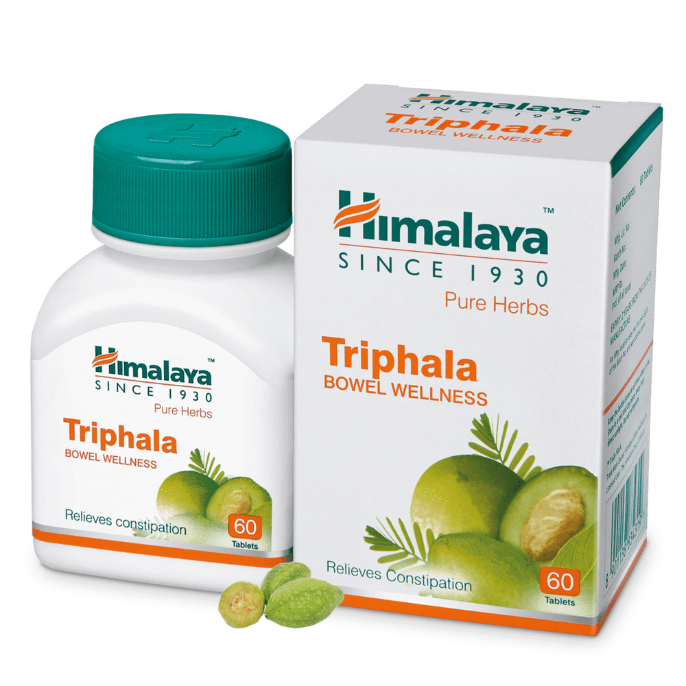 Таблетки Трифала Himalaya Herbals Triphala 60 таб 2 шт