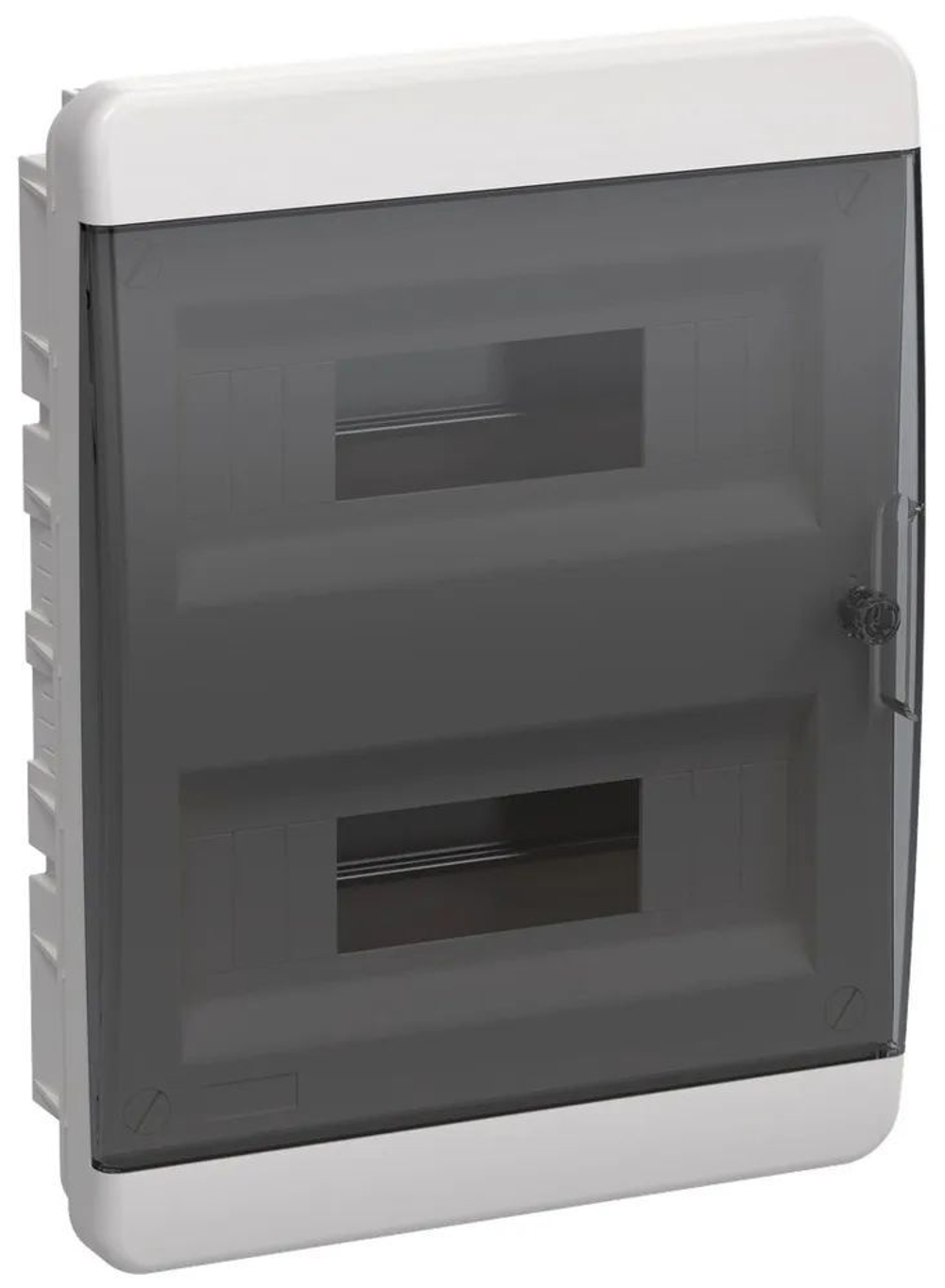 IEK TEKFOR Корпус пласт. ЩРВ-П-24 IP41 черн. прозр. дверь