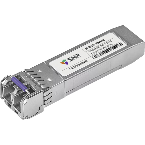 Оптический трансивер SNR SFP+ 10G CWDM 70 км (1490 нм) (SNR-SFP+C49-70)