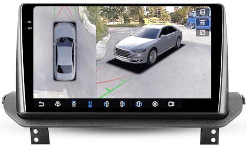 Магнитола для Mitsubishi Outlander 4 2021+ (поддержка 360) - FarCar BX10-360-9604 монитор 10.36" 2K QLED на Android 13, Быстрая, CarPlay, 4G SIM-слот, 4 камеры в комплекте