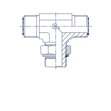 Штуцер FRTA D18 ORFS 1.3/16 BSP 1/4