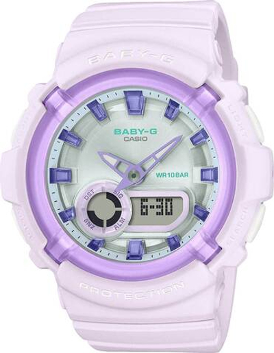 Японские наручные часы Casio Baby-G BGA-280SW-6A с хронографом