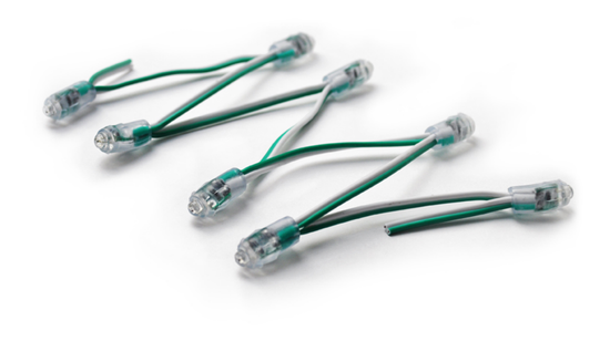 Пиксельный модуль DIP9 0,2W 12V (зеленый)