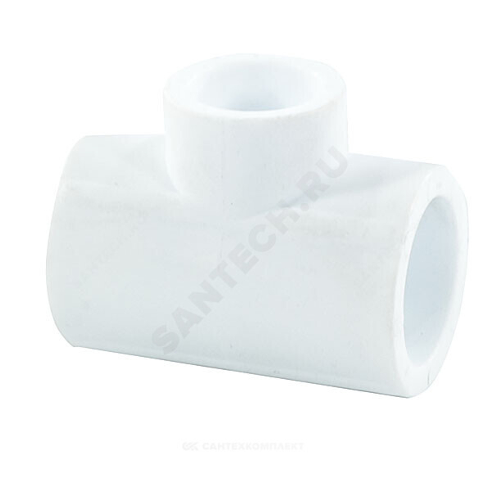Тройник PP-R переходной белый Дн 40х32х40 PRO VALFEX 10403240-PRO