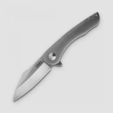 Нож"Jettison"скл.,ст.8Cr13MoV,HRC58-60,кл.Satin,рук. Stonewash Stainless Steel,клипса