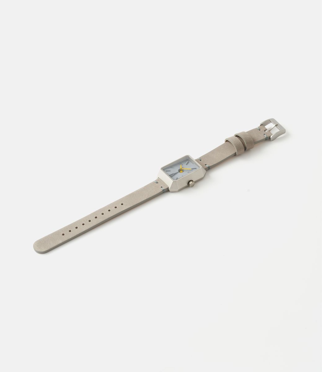 22 Studio Ups & Downs Rectangular Grey — прямоугольные часы с циферблатом из бетона